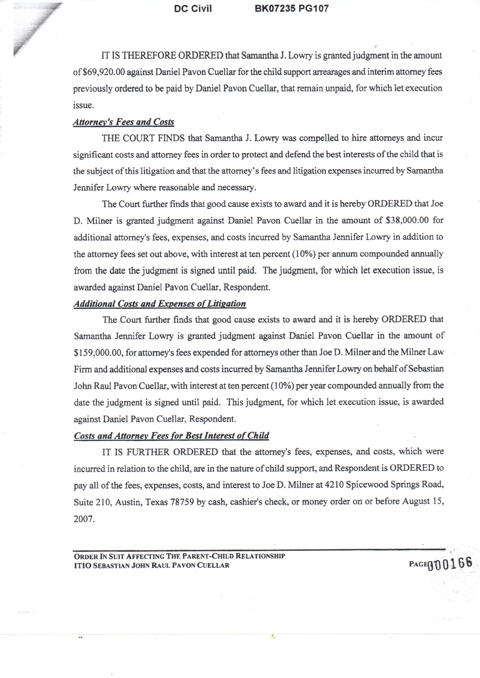 "The Court Finds" Means Judge John K Dietz Crimes
Case Exposes ORGANIZED CRIMES IN TRAVIS COUNTY
AUSTIN TEXAS CRIMINAL ORGANIZATION FOR MILLIONS
HOMICIDE, KIDNAPPING, ILLEGAL SALE OF REAL ESTATE
WARRANTS FOR ARREST AGAINST JUDGE JOHN DIETZ 
LIVE CASE 2025 AUSTIN TEXAS NEWS AUSTIN TEXAS
WARRANTS VS JOE MILNER AND JAMI MILNER TOO
FOR HOMICIDE, KIDNAPPING AND 35 Million SCAM